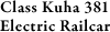 Class Kuha 381 Electric Railcar