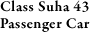 Class Suha 43 Passenger Car