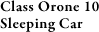 Class Orone 10 Sleeping Car